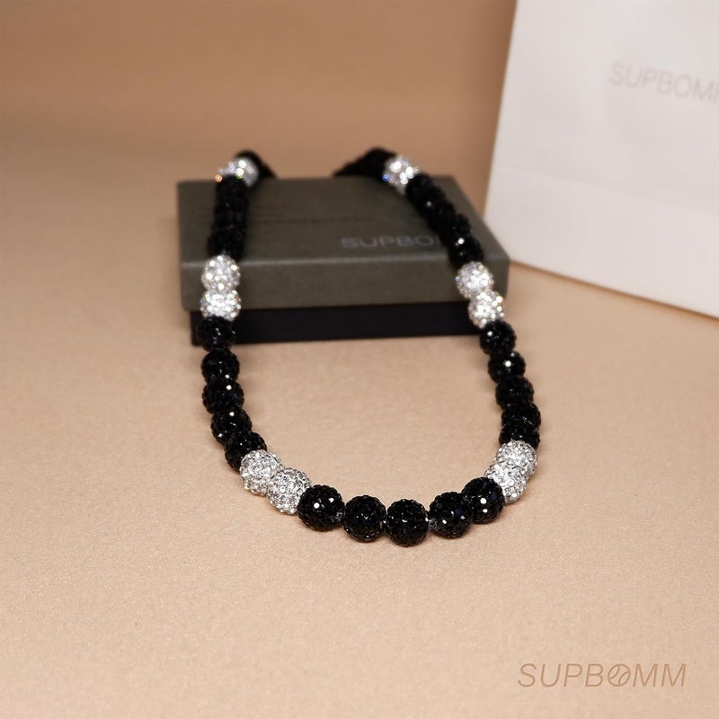 SUPBOMM Baseball Ice Necklace, Bling Beaded Necklaces, Drip Chain, League Team Colors Gifts for Men - Image 4